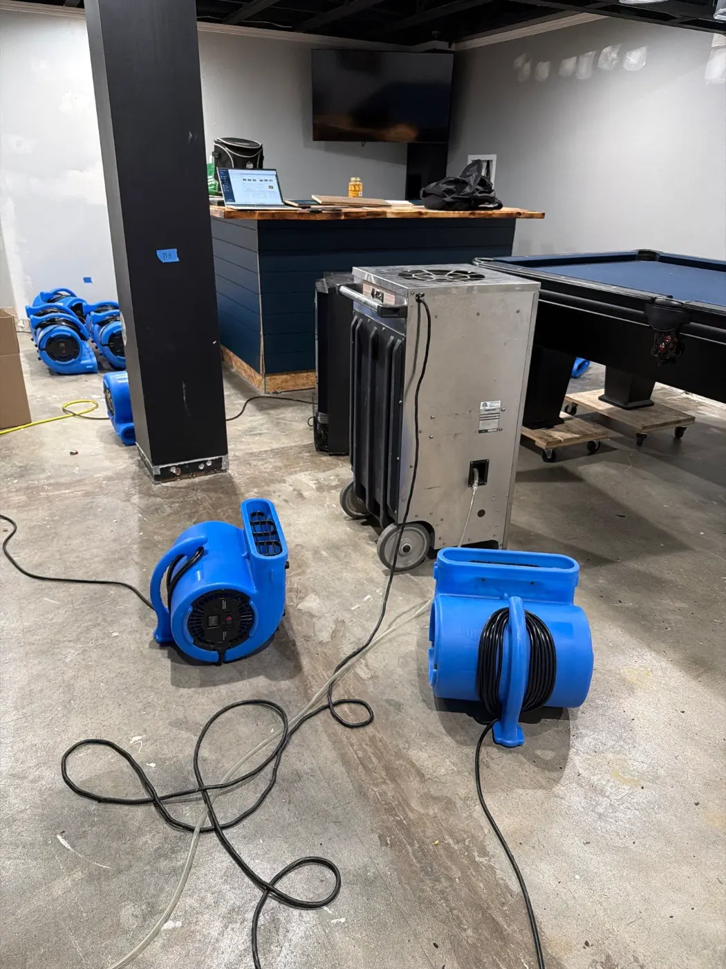 After-hours dry-out at North College Park commercial property